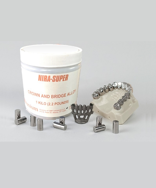 Nira-Super Cobalt-Chromium Crown and Bridge Alloy (Niranium)