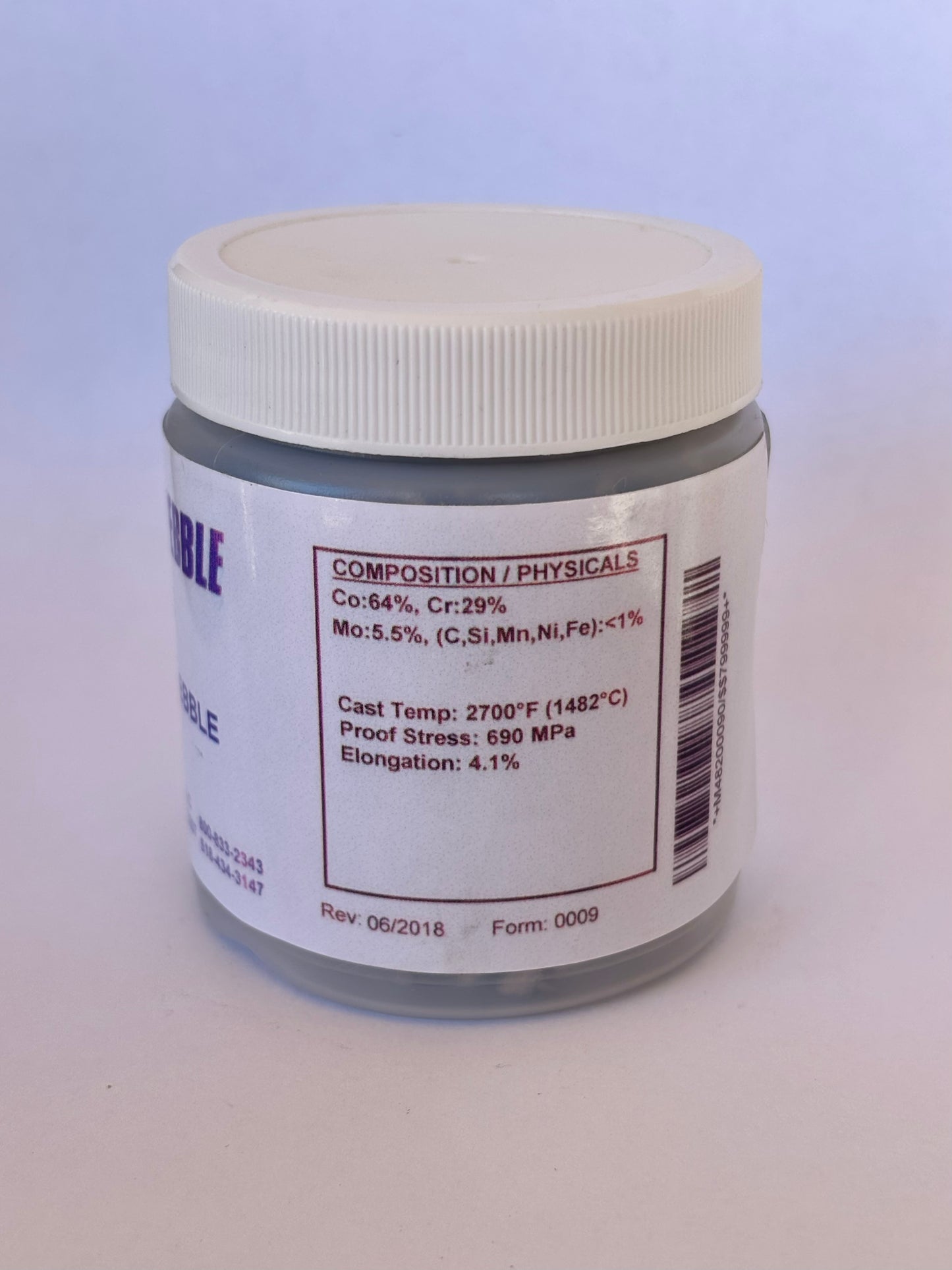 CobaChrome Splash Pebble RPD Alloy