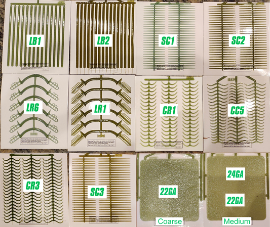 Plastic RPD Patterns (box of 8)