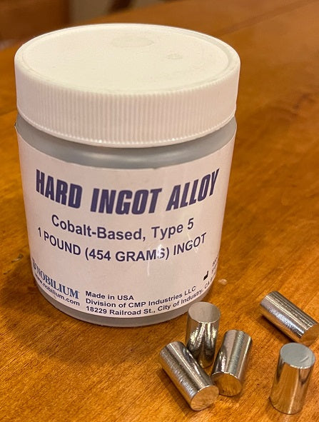 Nobilium Hard Ingot RPD Alloy CoCr 1 pound